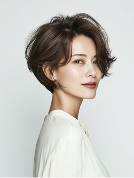 ビフィーノ リルネ(Bifino Rilune) クラゲヘアー/小顔/ココアベージュ/オリーブグレー/川西