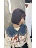 イルミナカラー/髪質改善/船橋/くすみベージュ/細めハイライト