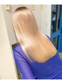 似合わせカットメルティカラー着物フェミニンロング