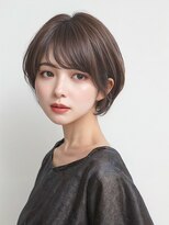 エリス キョウバシ(Eliss)&nbsp;ココアブラウン×丸み柔らかショートボブ