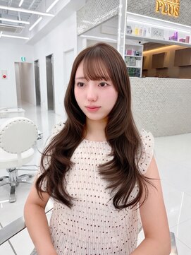 コア プラス 立川(COA PLUS) 透明感カラー髪質改善ダブルカラー韓国レイヤーカット前髪顔周り
