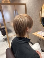 【全席完全個室サロン】ef lien西大寺 × 髪質改善ミルボンAujua認定サロン&nbsp;ミルクティーベージュ