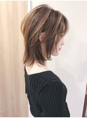 極細ハイライト ミディアムウルフレイヤー1