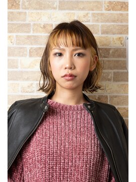 ミエル(miel) 【hair design miel】フェイスフレーミングハイライト