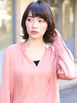 大人ミディアム髪型【20代30代40代】ストレートパーマ