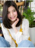 重軽☆黒髪艶カラーレイヤーミディアムg戸田公園20代30代40代!