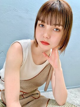 ガーランドギンザ(Garland Ginza) [GarlandGINZA] 前髪ありで大人かわいいタイトボブ