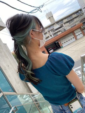 ナンバー リコ 名駅 ジャム 名古屋(N° rico JAM) 大人かわいいくびれミディラベンダーインナーカラー