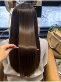 絹髪　美髪　髪質改善ストレート　つやさらロング/YUKA