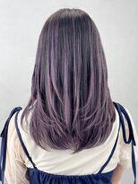 アルバム 銀座(ALBUM GINZA)&nbsp;ベビーピンクホワイトピンクレイヤーロング_ba483351