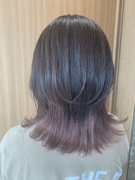 アース 三田南ウッディタウン店(HAIR&MAKE EARTH) 20代30代40代50代大人かわいいピンクベージュすそカラー