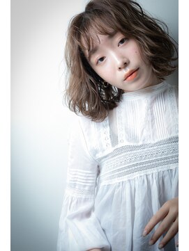 モッズヘア 上尾西口店(mod's hair) オリーブベージュゆるふわカールボブパーマv上尾20代30代40代