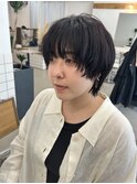 マレット　マッシュウルフ　マッシュショート　小顔ショート