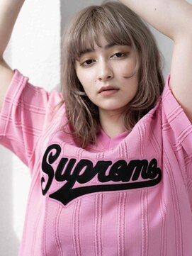 ニュイ 高槻 阪急茨木店(nui) イメチェンアンブレラカラー前髪ウェーブパーマこなれミディ