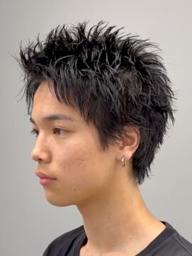 エルマーク 枚方(L-MARK) スパイキーショートザクザクショートアップバングツーブロック