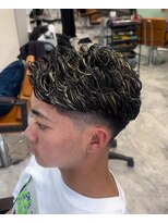 ヘーゼル 博多(HAZEL.)&nbsp;ハイライト×ハードパーマ