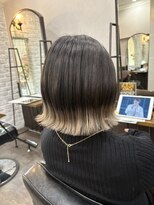 ルクスバイアフィナー(Luxo by Afinar) 裾カラー ホワイトベージュ