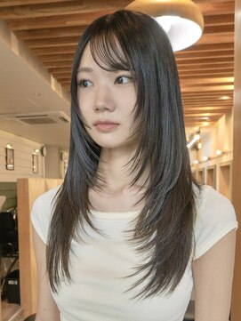 シビバイレボ(CIBI by revo) 韓国風大人レイヤーカット/ミディアムレイヤー/顔まわり/船橋駅