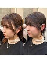 メラク(Merak)&nbsp;大人可愛い×透明感カラー小顔レイヤーロング【20～40代】