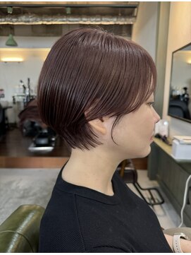 ジル ヘアデザイン ナンバ(JILL Hair Design NAMBA) ショートカット／ショートヘア／ショートボブ／ショコラカラー