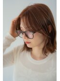 大人かわいいレイヤーボブ