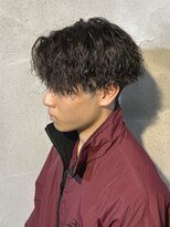 ニアウ 高崎店(Niau)&nbsp;MEN’S HAIR/サーフカール/刈り上げセンターパート/群馬高崎