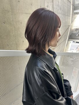 冬のこなれ感ボブ◎レイヤー×外ハネで大人カジュアルスタイル