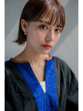 ジル 天神 福岡大名(ZEAL) 【ZEAL天神】外はねボブ＋ワインレッドブラウン★New Open