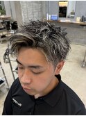 MEN’S HAIR/サーフカール/刈り上げセンターパート/守谷