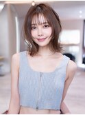 20代30代大人ガーリーレイヤーボブ/顔周り似合わせカット