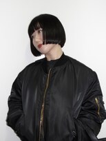 ヘーゼル 博多(HAZEL.)&nbsp;リップラインボブ/艶髪縮毛矯正