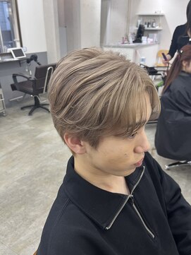 アジールヘア 北千住駅西口店(agir hair) ブリーチミルクティーベージュカラーkitasenju