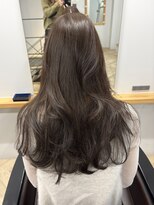 ヌープヘアーアイス(NUUP.hair ici)&nbsp;髪質改善カラー×アッシュグレーベージュ｜柔らか透明感カラー