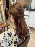 ヘアセットヘアアレンジ結婚式お呼ばれセット/京都/河原町