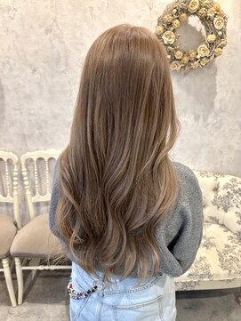 ディーヴァヘアーエズ(DIVA hair Eze) ブリーチありベージュカラー/ミルクティーベージュ