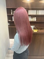 ニュースエン(newseN:) ピンクベージュ/ダブルカラー/ケアブリーチ/髪質改善/新潟/万代