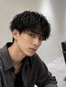 【セットが楽になる】メンズカット&ツイストスパイラルパーマ　￥14300