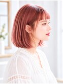 オン眉ピンクヘアDiMPlE越谷/越谷駅前/越谷レイクタウン