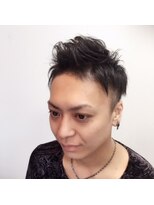 ヘアサロン アイラス(hair salon Ailus) トップに高さを出したラフなベリーショート