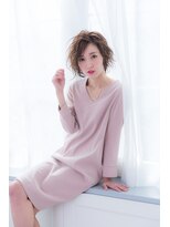 ミエルヘアーエスト 新宿店(mielhair est)&nbsp;無造作ショートボブ【mielhair新宿】