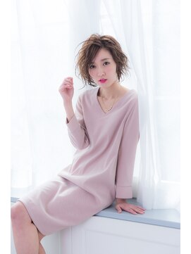 ミエルヘアーエスト 新宿店(mielhair est) 無造作ショートボブ【mielhair新宿】