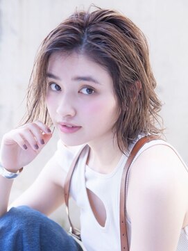 エース (ACE) ACE LA ダークベージュ×ゆるふわボブ