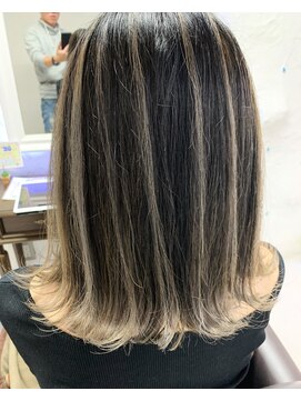 シエン 本店(CIEN) コントラストバレイヤージュ