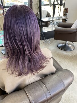 アールトゥーヘアー(art To Hair) 学割/パープル/ブリーチあり
