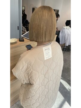 シェノン 奈良橿原店(CHAINON) ブリーチ必須◎ milk tea beige