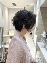 ショートボブ　パーマスタイル