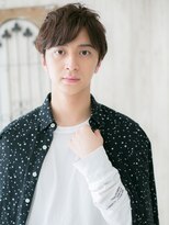 モッズヘアメン 札幌月寒店(mod's hair men) ≪mod's men≫アッシュオリーブ七三分けビジカジマッシュe