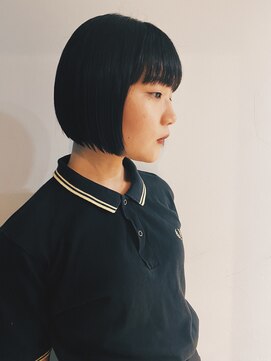 ロッソサンテ(rosso sante) ワンレンボブヘア