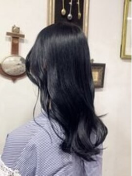 ランプ ヘアー(lamp hair) レイヤー×ブルーブラック/lamp 清水