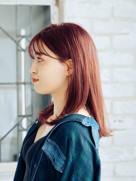 美容室 リズヘアー 稲毛店(Riz hair) ミディアムワンカール【稲毛駅】